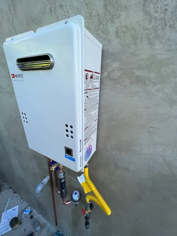 Tankless water heater installation for Mound House homes